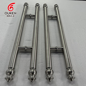 มือจับประตูบานเลื่อนสแตนเลสมือจับประตูด้านหลังประตูทางเข้ายาวมือจับประตูกระจกหลัก - Product Image 2