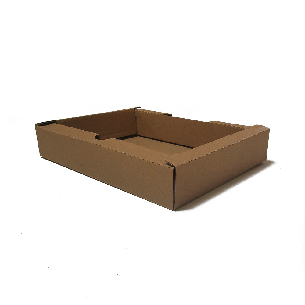 Customized Cartons Single Layer Corrugated for Carrying Items Instrument and Insert with No Lid Box