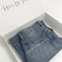 Pantalon en jean Vêtements Vêtements Boîte à chaussures Boîtes d'emballage Boîte-cadeau robuste personnalisée et pliable avec fermeture magnétique et logo pour pantalon en jean