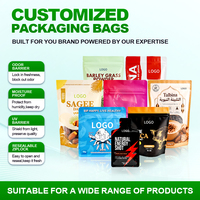 Sacs en plastique personnalisés avec fermeture éclair, logo, refermables, de qualité alimentaire, pochettes verticales pour poudre d'électrolyte, couleur personnalisée