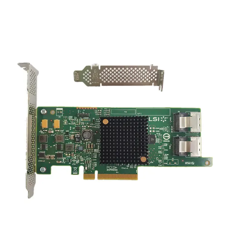 새로운 오리지널 LSI SAS 9217-8i 8 포트, 6 Gb/s SAS + SATA-PCI 익스프레스 호스트 버스 어댑터