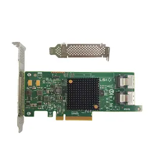 Mới ban đầu LSI SAS 9217-8i 8-Port, 6 Gb/giây SAS + SATA để PCI thể hiện máy chủ xe buýt Adapter