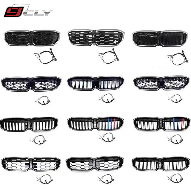 CLY Factory Wholesale Car LED Grills for BMW X1 IX3 X4 X5 X6 G05 G06 G01 G08 U11 U12 2019-2024 LED Light Grille M Sport