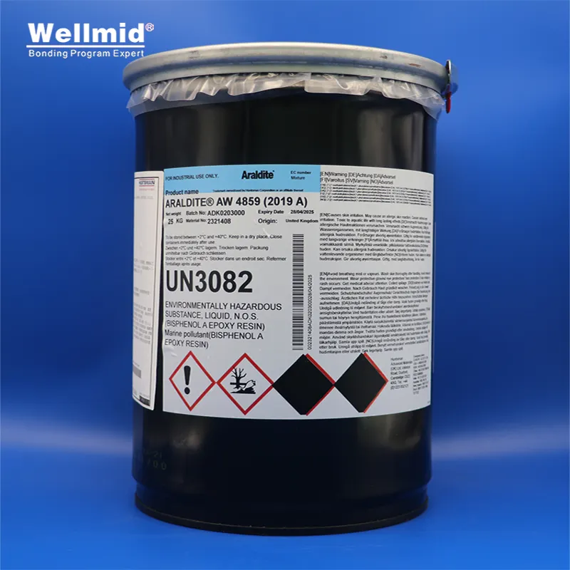 NEW ARALDITE 2019 AW4859エポキシ樹脂とHW4859硬化剤2成分接着剤非常に高いラップシアー非常に丈夫で弾力性があります