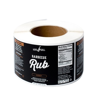 Nhãn tự dính màu đen mờ nhãn chai tinh dầu nhãn hiệu logo nhãn đen Vinyl Nhãn mỹ phẩm chất lượng cao - Product Image 1