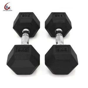 Venta Directa de Fábrica: Juego de Mancuernas Hexagonales con Soporte, 10kg, 20kg, 30kg, Mancuernas Hexagonales de Goma - Product Image 4