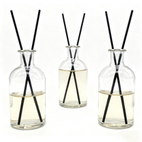 Diffuseur d'aromathérapie en verre personnalisable écologique de 250 ml, flacon cosmétique pour huile essentielle