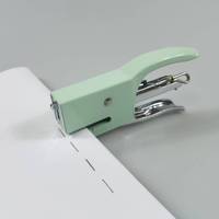 Macaron farbe 10# stapel 16 blätter manuell klein büro metall handgeführter tanger stapler