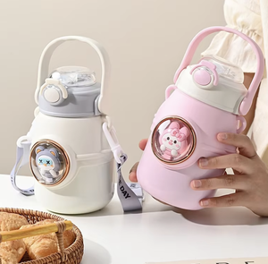 Tazza Termica per Bambini a Forma di Orso e Cane con Pancia Grande, in Acciaio Inox 316 Senza BPA, Antigoccia, con Isolamento da 12-24 Ore - Product Image 3