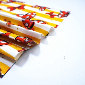 Tissu sergé imprimé personnalisé en coton peigné 100 % écologique à séchage rapide, motif mignon mangue, pour chemises et robes de filles et de garçons - Product Image 5