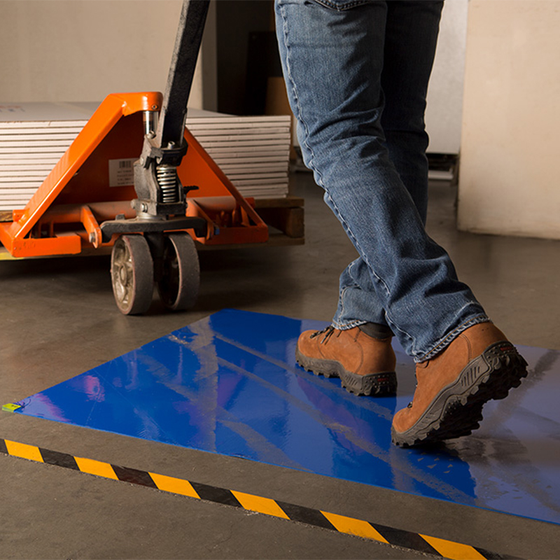 Синий многослойный клейкий коврик для очистки от пыли