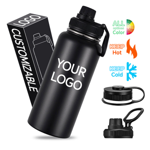 New Design Reusable <b>Water</b> <b>Bottle</b> Double Wall Stainless Steel Insulated <b>Water</b> <b>Bottle</b> with Straw - Product Image 1
