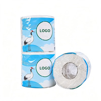 Papier toilette en rouleaux gaufré écologique en pâte de bois vierge, doux et épais, avec logo personnalisé, vente en gros en vrac, 12, 24, 48 rouleaux