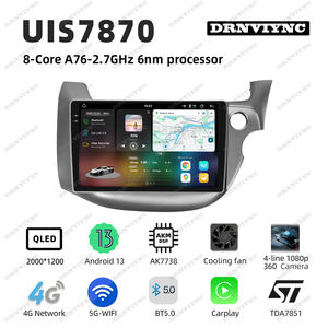 ระบบมัลติมีเดียในรถยนต์ขนาด 10.36 นิ้ว 2K ระบบแอนดรอยด์ 13 เครื่องเสียงติดรถยนต์พร้อมระบบนำทาง GPS สำหรับรถยนต์ฮอนด้า แจ๊ส GG ฟิต <span class=keywords><strong>GE</strong></span> GP <span class=keywords><strong>GE</strong></span> ปี 2007 - 2014 - Product Image 3