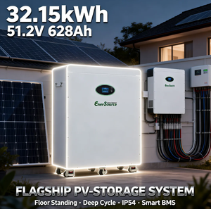 Baterai Surya 48V 51.2V 628Ah 32kWh untuk Sistem Energi Surya, Tipe Berdiri Lantai dengan Roda - Product Image 5