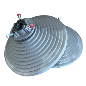 Vente directe d'usine WUXI, porte de <span class=keywords><strong>garage</strong></span> sectionnelle industrielle à levage vertical durable de 18 pouces, tambours à câble en aluminium moulé sous pression, 2 ans - Product Image 2