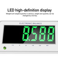 Balances de table industrielles de haute précision 0.1g 1g avec interface RS232
