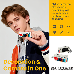 0.96 Inch LCD Screen Thumb <b>Camera</b> Small Retro Compact <b>Micro</b> CMOS 1MP LCD LED Light Necklace Portable Video Photo Vintage <b>Camera</b> - Product Image 1
