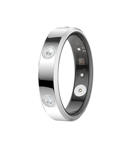 OEM/ODM HR01 Anillo inteligente Rastreador DE SALUD Monitor de oxígeno en sangre de frecuencia cardíaca Anillo inteligente de acero inoxidable Anillo de fitness para IOS Android - Product Image 5