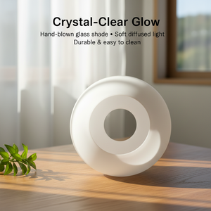 Abat-jour de suspension à <span class=keywords><strong>globe</strong></span> unique en verre opale blanc soufflé à la main, style français-chinois, vente en gros d'usine, pièce de rechange pour modèle existant - Product Image 3