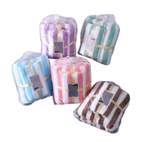 Custom Super Soft Absorbent Super Fiber Hand Towel Hanging Bathroom Kitchen Towel Set