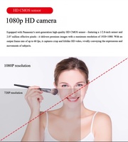 Kamera Konferensi PTZ 12X Zoom 4K 30fps 1080P 60fps dengan Mikrofon Sudut Lebar 72.5 untuk Ruang Rapat Siaran Langsung Langsung dari Pabrik