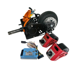 Bộ phuộc trước xe Crazy Cart hiệu suất cao với động cơ và bộ bánh xe 4 inch - Product Image 3