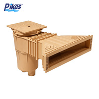 Écumoire de piscine en plastique ABS pour nettoyage de revêtements en vinyle et béton, aspiration d'eau, équipement d'usine en gros