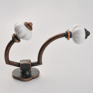 Wall Mounted Copper Coat <b>Hooks</b> Round Shape For Bedroom Clothing Storage - Product Image 4