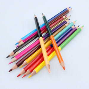 Crayons <span class=keywords><strong>de</strong></span> couleur double, forme <span class=keywords><strong>triangulaire</strong></span>, ronde, hexagonale, bois <span class=keywords><strong>de</strong></span> tilleul, 12/24/36 couleurs, certifiés pour la sécurité des enfants - Product Image 6