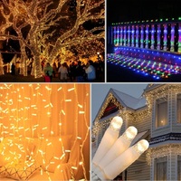 Gewerbliche 10m LED Funkelnde Lichterkette Hochbelastbar für Außenbereich Weihnachtsbaumdekoration mit Wasserdichter Funktion