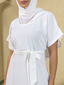 Abaya Hijab Musulmana de Poliéster con Bordado para Mujer, Vestido Kimono para Boda, Eid, Manga Larga, Holgado, Estilo Árabe Dubai, Superventas - Product Image 6