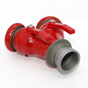 Vente directe usine : Équipements et accessoires incendie – Diviseur d'eau à 2 voies avec raccords - Product Image 1