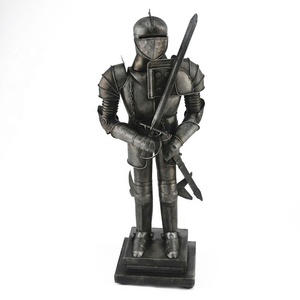 Yeni uluslararası senkron listelenen ofis dekorasyon gümüş demir zırh modeli ev ofis dükkanı Pub dekoratif Metal Model zırh - Product Image 1