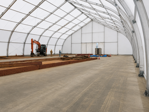 Tenda Prefabbricata in Alluminio Resistente, Tettoia Modulare Industriale per Hangar e Impianti Sportivi - Product Image 5
