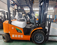 Chariot élévateur électrique au lithium de 1 à 3,8 tonnes, avec cabine complète, classé parmi les meilleurs, pour opérations en intérieur, livraison rapide