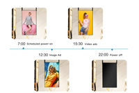 Écran publicitaire LCD mince sur pied, haute luminosité 3500 Nits, affichage numérique pour affiches, vente en gros, fabricant
