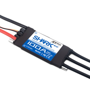 Contrôleur de vitesse sans balais ZTW Shark G2 32 bits ESC 20A 30A 40A 50A 60A 80A 100A 2-6S <span class=keywords><strong>SBEC</strong></span> 5V/6V 8A pour bateau RC et propulseur sous-marin - Product Image 6