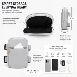 Sac de jambe en cuir PU grain litchi tendance, vente en gros, logo personnalisé, sacoche de cuisse et de taille pour moto, pour hommes et femmes - Product Image 2