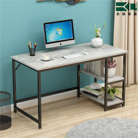 Bureau d'ordinateur en bois minimaliste moderne, table d'écriture gain de place pour le bureau à domicile ou l'étude