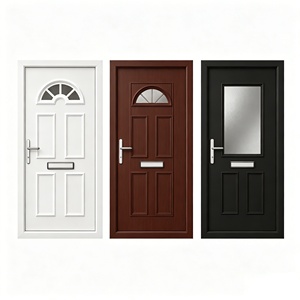 Puertas de Panel de PVC Impermeables y Resistentes a los Arañazos, Puertas Interiores Modernas para Dormitorio, Baño, Proyectos Hoteleros - Product Image 1