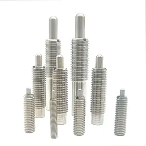 RTS ZPJXW M3~M16 stainless steel threaded customized retractable rivet spring plunger