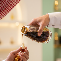 Flacon en verre scellé avec bouchon en liège pour huile d'Attar Oud, 280 ml, emballage de parfum arabe, modèle WJU141, de l'usine WANJING