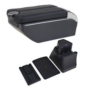 Reposabrazos Delantero Vtear ABS con USB y Portavasos para Tata <span class=keywords><strong>Tiago</strong></span> 2019, Accesorios Interiores - Product Image 1