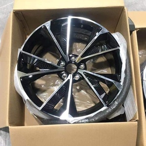 Rines Forjados en Existencia de 18 19 20 21 Pulgadas, Negro Brillante con Cara Mecanizada, 5x112 66.6mm para Audi RS3 RS5 RS6 RS7 A3 A4 A5 A6 A7 A8 - Product Image 6