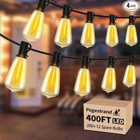 Guirlandes lumineuses de camping ST38 pour la vente transfrontalière, étanches IP44, avec détection de mouvement, alimentées par USB, ampoules LED intelligentes pour arbres