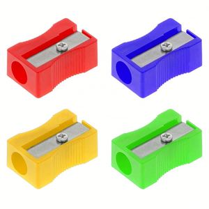 Taille-crayon manuel en plastique à un trou de 8 mm pour la vente en gros – Outil d'affûtage de papeterie pour le bureau, la maison et l'école - Product Image 1