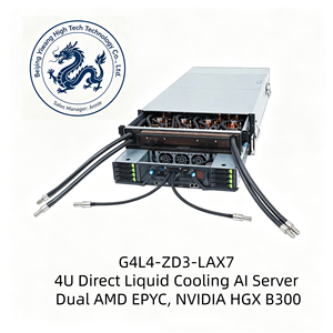Serveur IA refroidi à double socket G4l4-zd3-lax7 4U, Epyc 9005 9004 HGX B300 NVLink 1,8 To/s, mémoire de formation HPC, 24 x emplacements DIMM DDR5 - Product Image 1