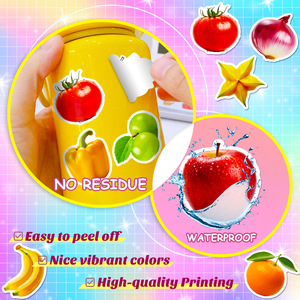 Autocollants en vinyle imperméables personnalisés avec logo, autocollants décoratifs découpés à la forme pour tasses, bouteilles d'eau, gobelets - Product Image 5