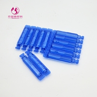 Rouleaux de film PVC/PE rigide transparent bleu, blanc et orange à bon prix, qualité pharmaceutique, résistant à l'humidité, pour emballage de liquides oraux
